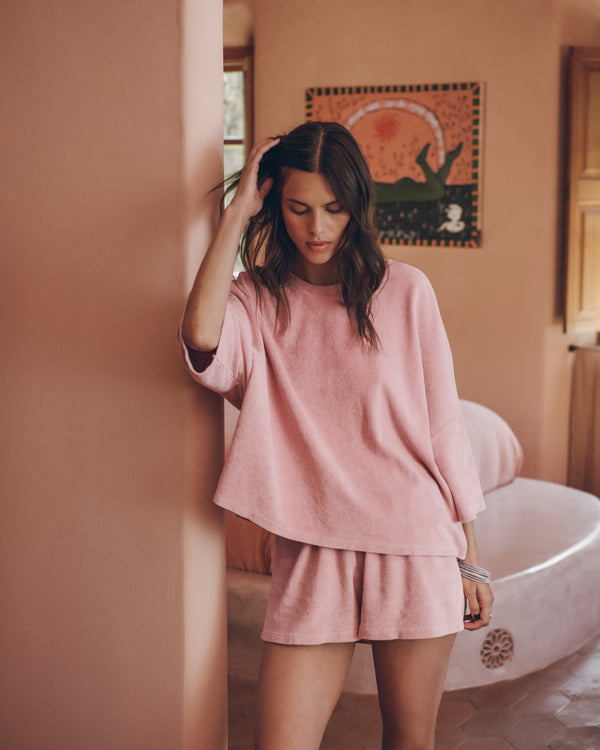 Mikuta The Pink Toweling T-Shirt