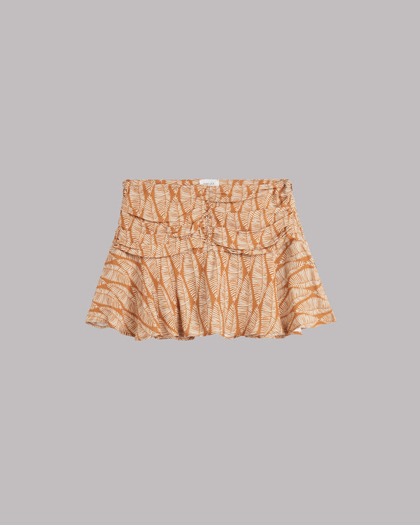 Mikuta The Printed Draped Skort