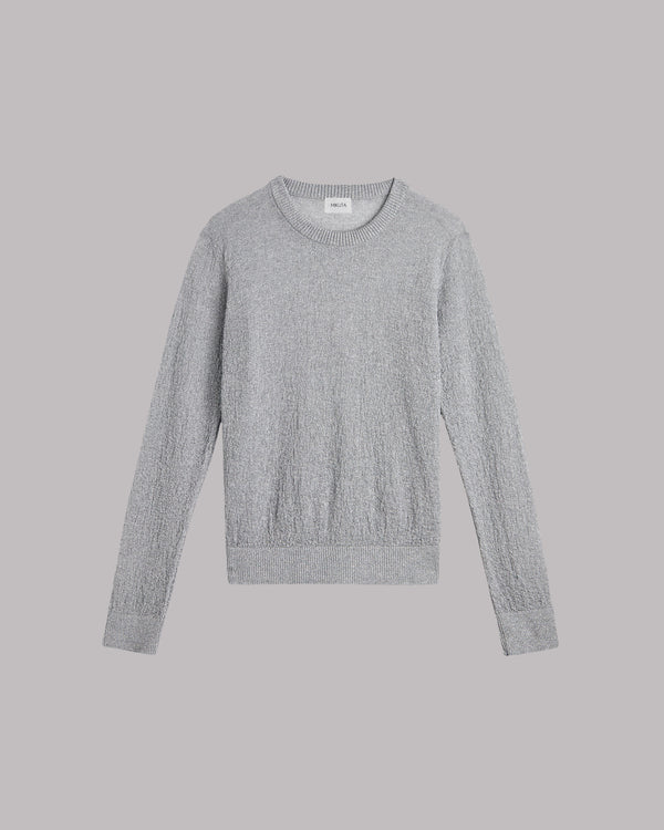 Mikuta The Silver Sparkly Thin Knitted Sweater
