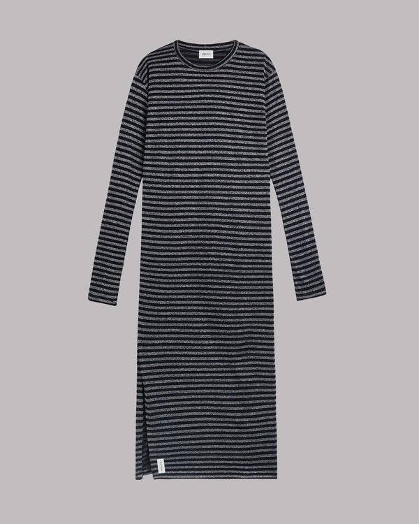 Mikuta The Striped Sparkly Longsleeve Dress