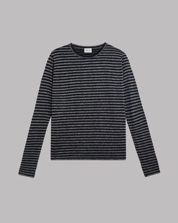 Mikuta The Striped Sparkly Thin Longsleeve