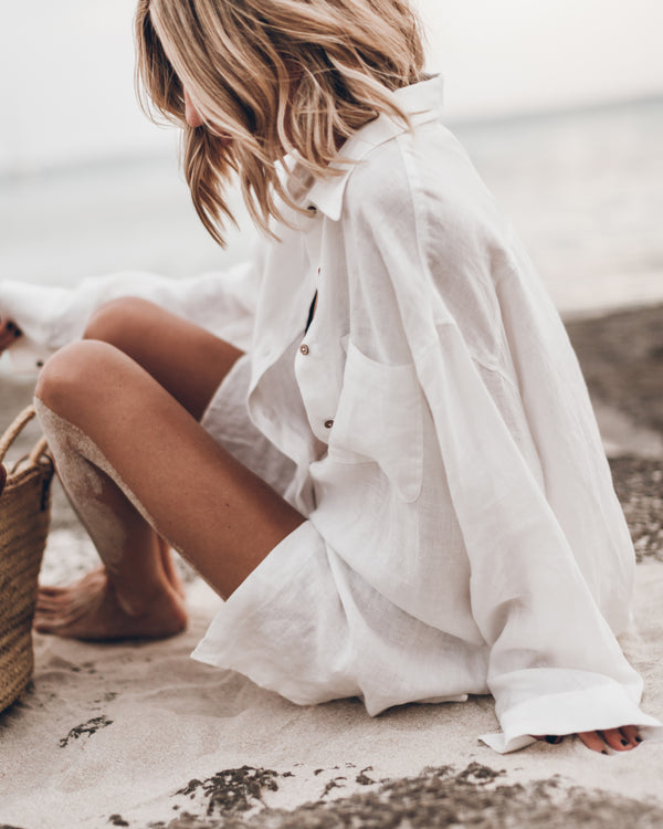 Mikuta The White Linen Shirt