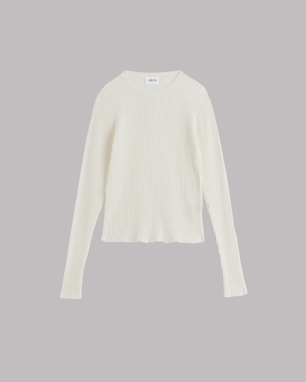 Mikuta The White Striped Thin Longsleeve