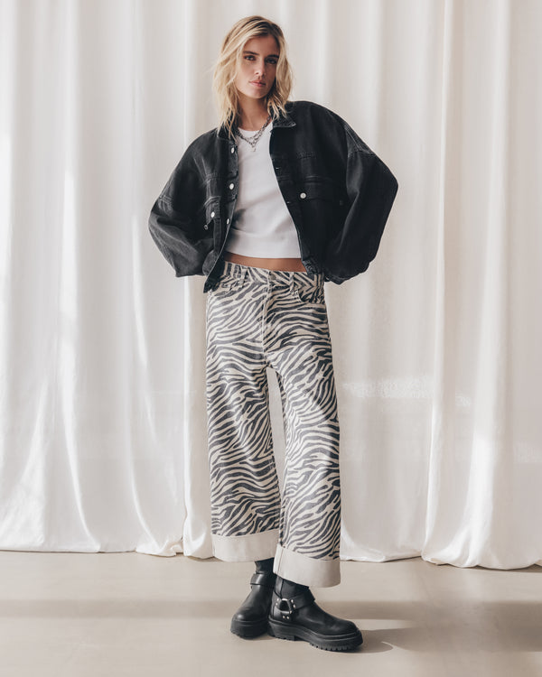 Mikuta The Zebra Baggy Jeans