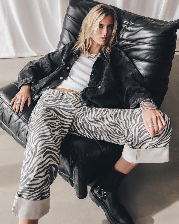 Mikuta The Zebra Baggy Jeans