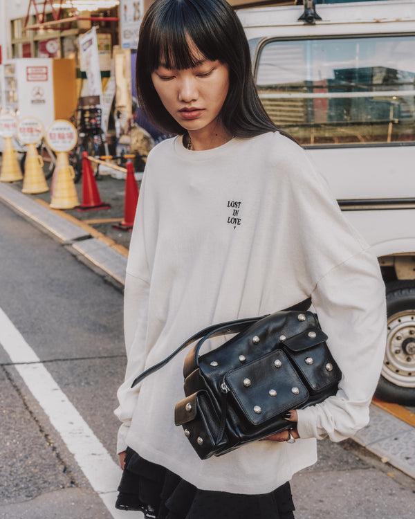 Mikuta The White Lost In Love Dry Cotton Loose Longsleeve