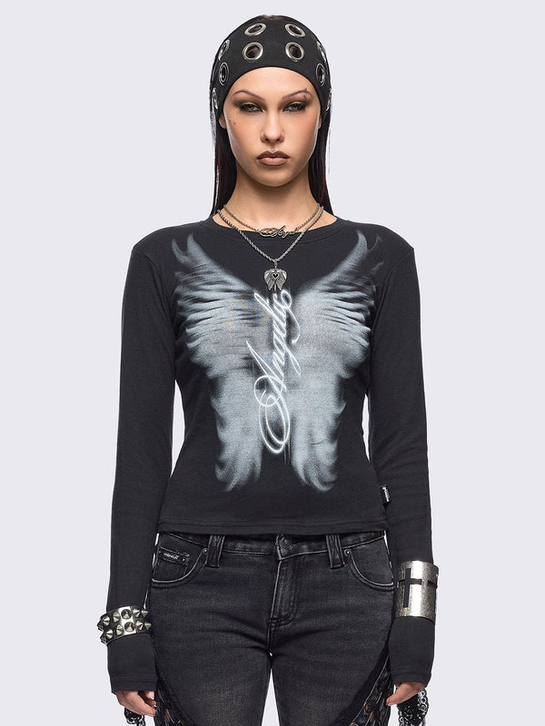 minga london Angel Wings Top