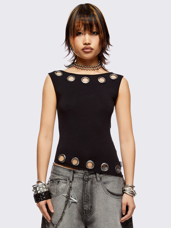 minga london Axl Black Top