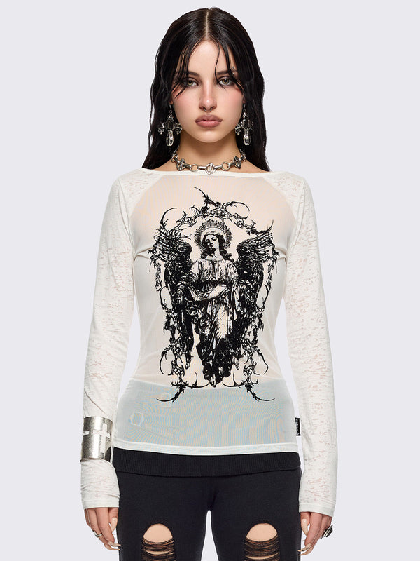 minga london Blessed Chaos Top