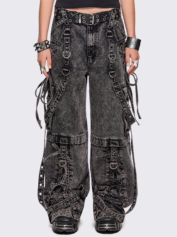 minga london Blink Grey Cargo Jeans