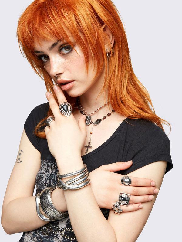 Minga London Blossom Ring Set