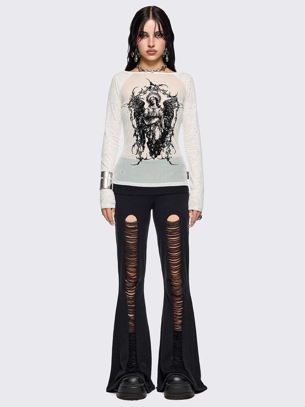 Minga London Broken Flare Pants