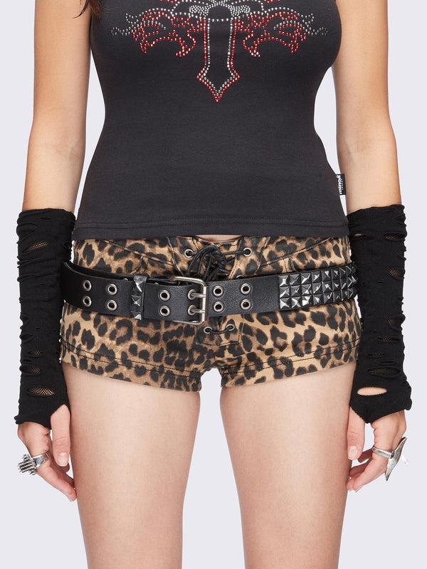 Minga London Brutal Square Studded Belt