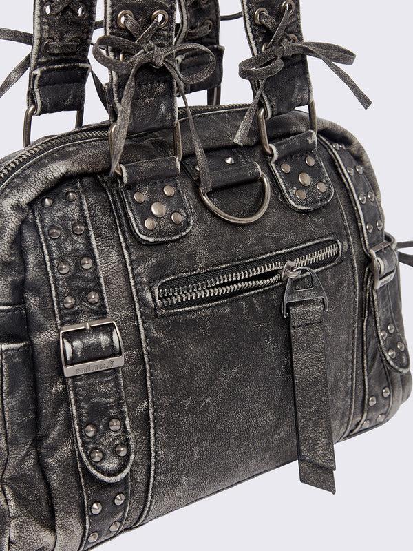 Minga London Buckled Up Vegan Shoulder Bag