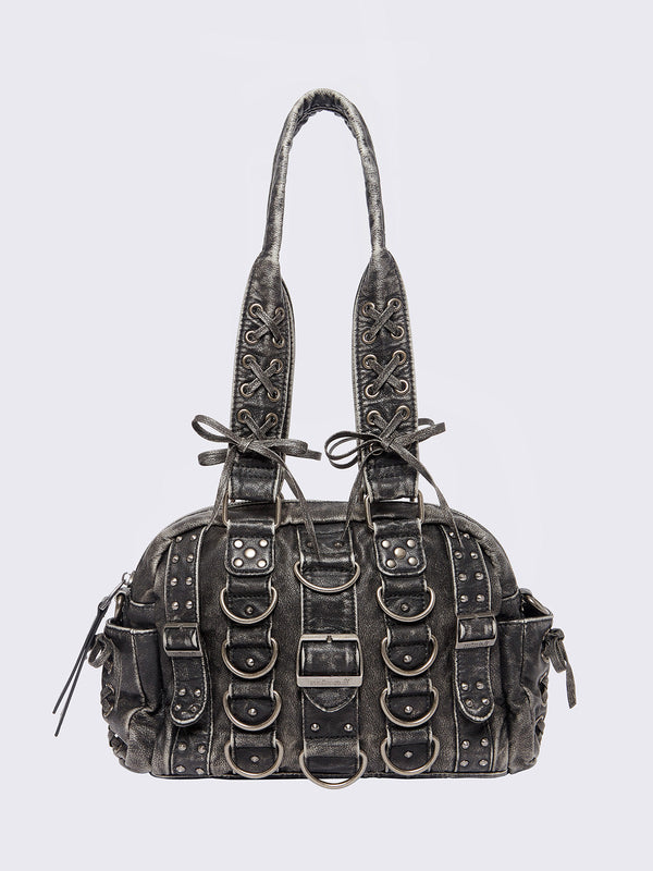 minga london Buckled Up Vegan Shoulder Bag