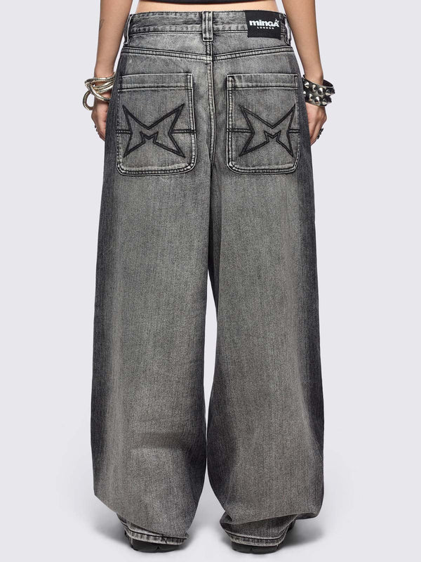 Minga London Centipede Super Baggy Jeans