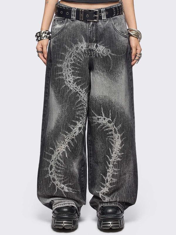 minga london Centipede Super Baggy Jeans