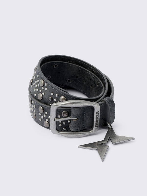 minga london Crave Studded Buckle Belt
