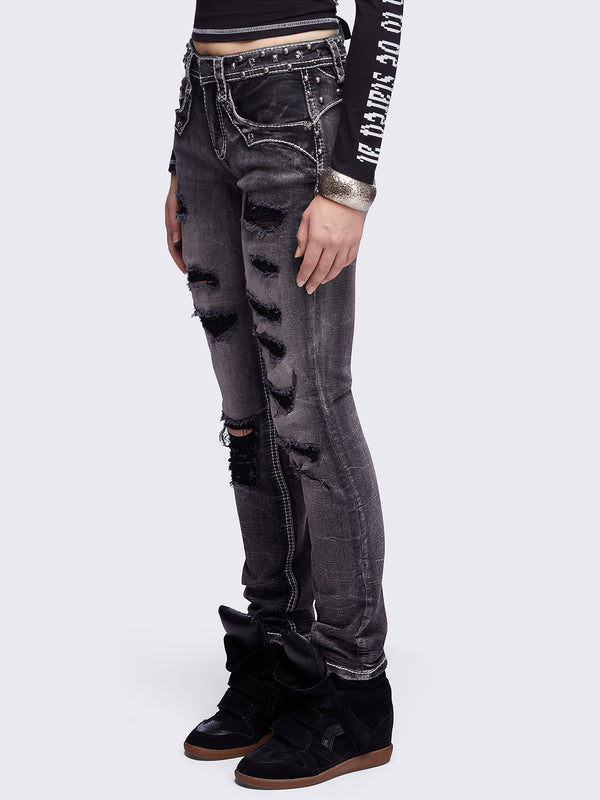 Minga London Crown Me Slim Jeans