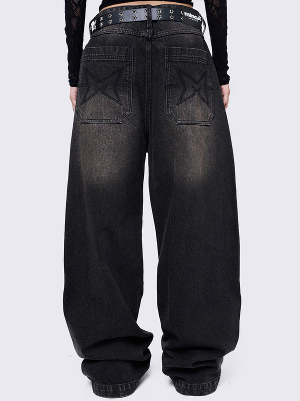 Minga London Cryptocross Baggy Jeans