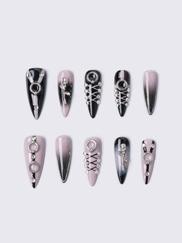 minga london Cutie Claws Press On Nail Set