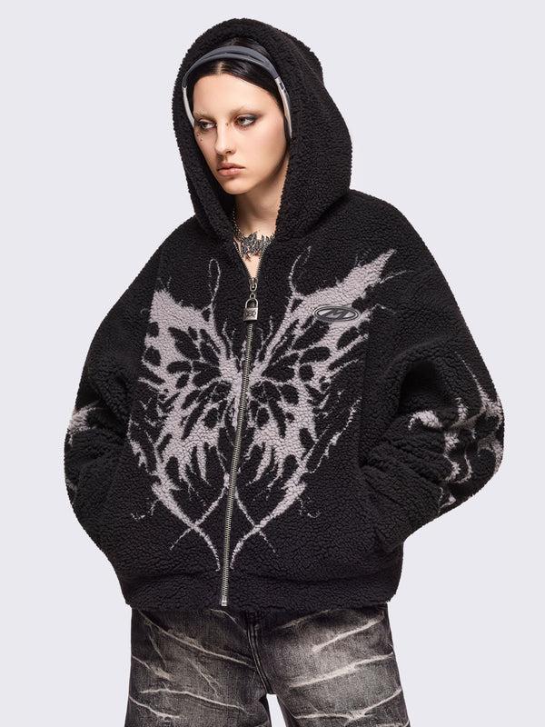minga London Dark Fly Borg Jacket