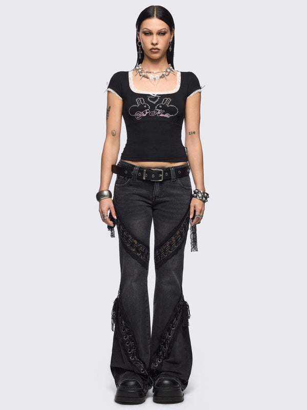 Minga London Dreya Flared Jeans