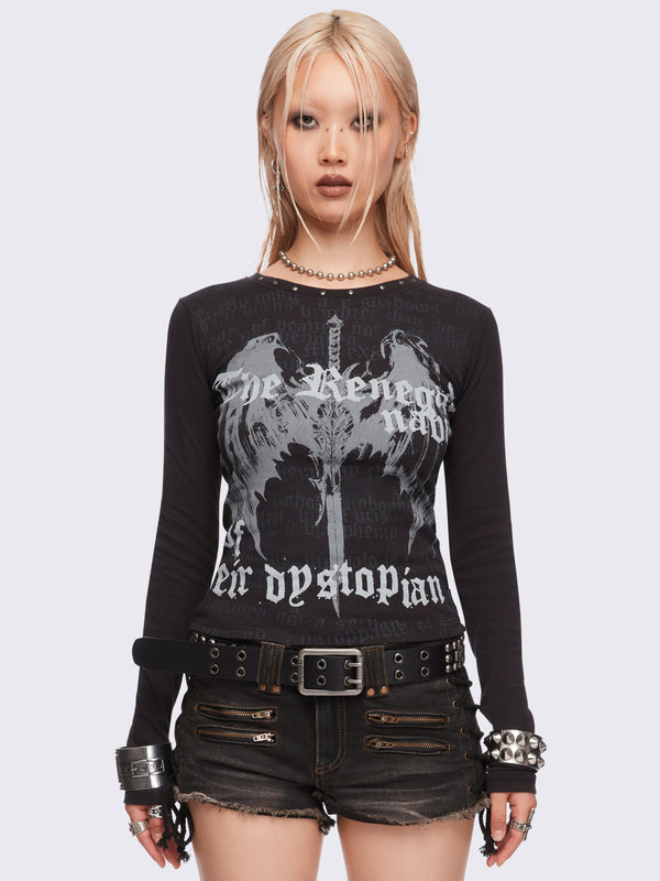 minga london Dystopian Top