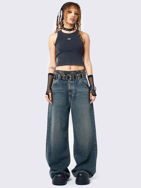 Minga London Echo Overdye Baggy Jeans