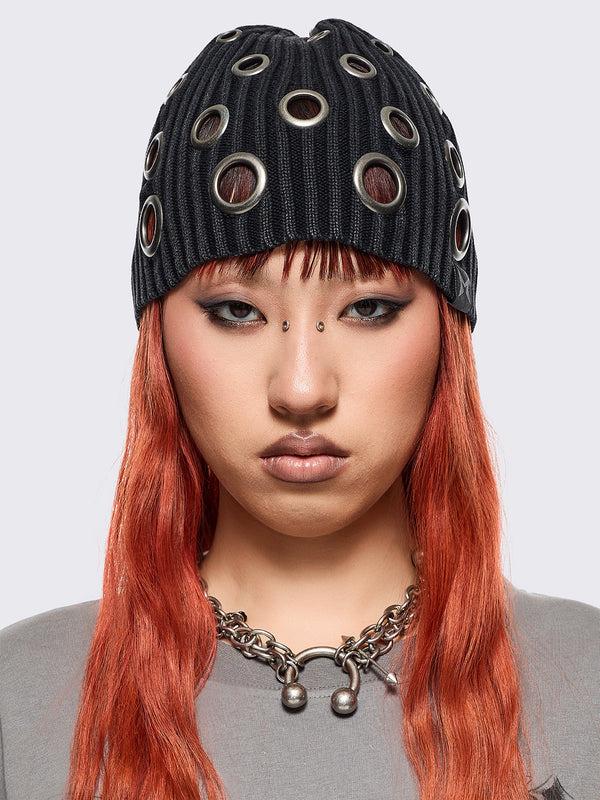 minga london Elektra Black Beanie