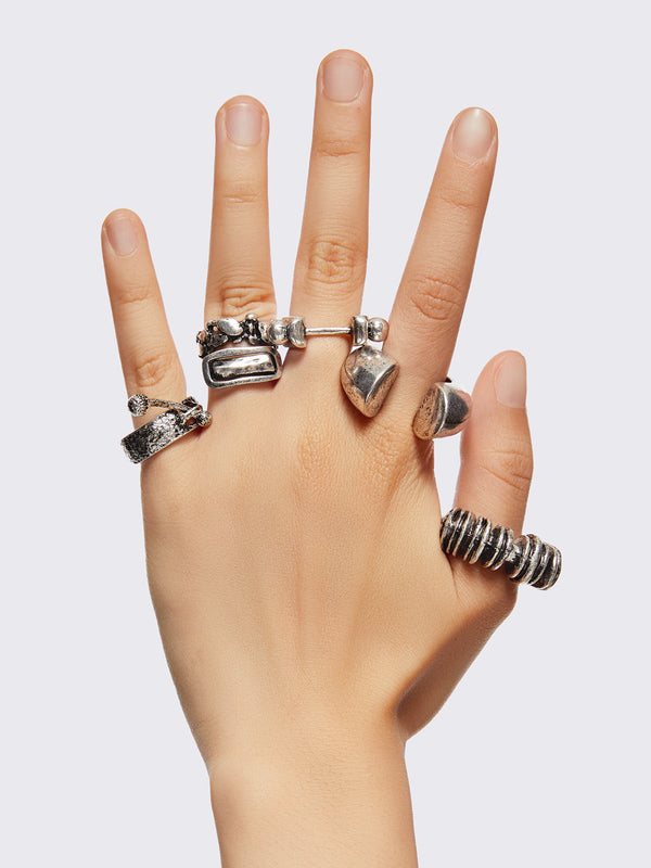 minga london Fierce Ring Set
