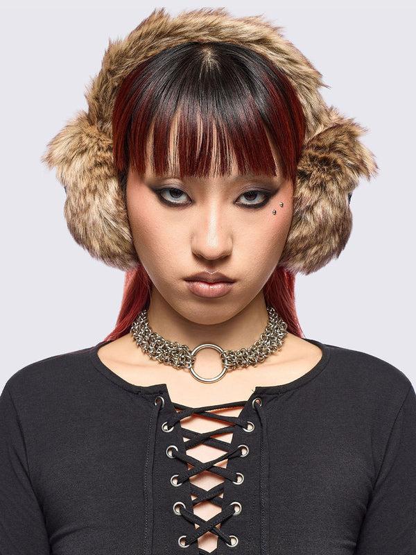 minga london Fuzzy Star Earmuffs