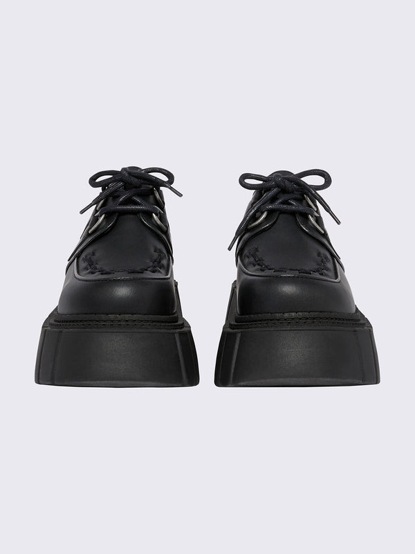 Minga London Gig Black Creeper Shoes