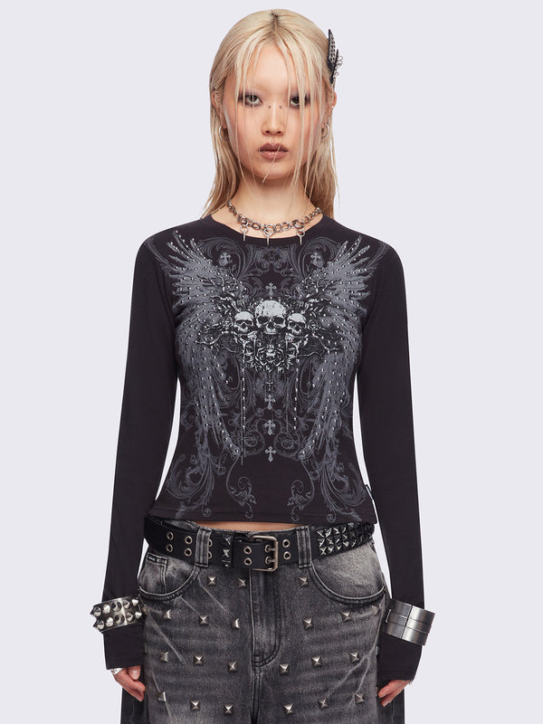 minga london Graveborn Black Top