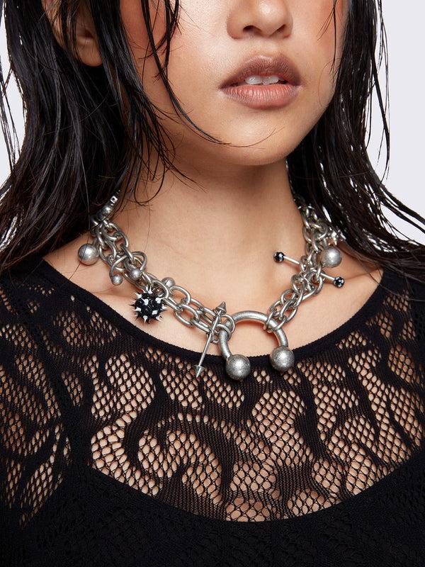 Minga London Harsh Charm Necklace