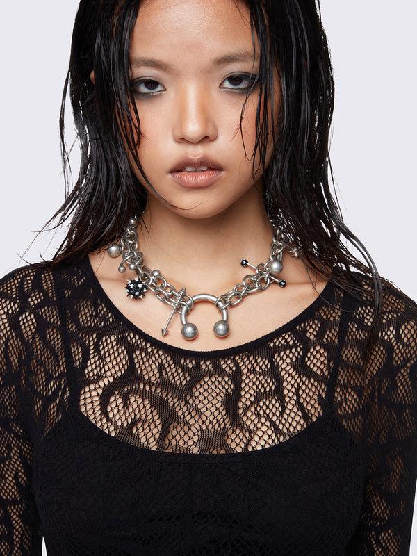 minga london Harsh Charm Necklace
