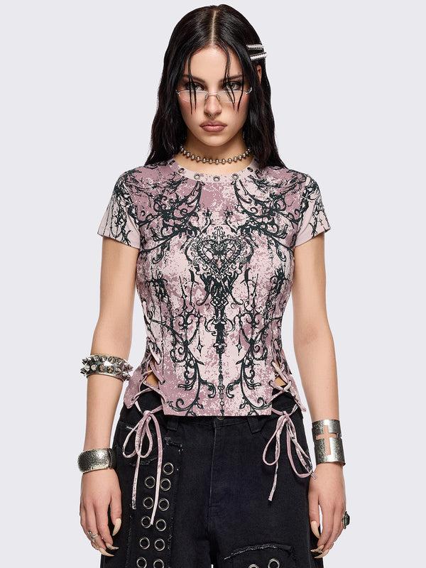 minga london Heartless Baby Tee