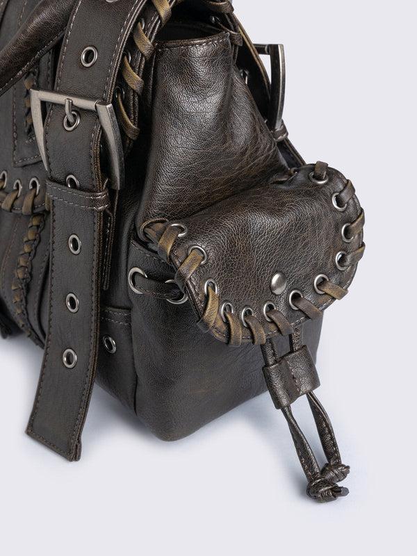 Minga London Heather Vegan Shoulder Bag