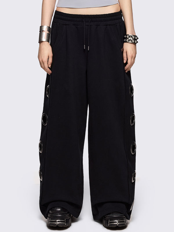 minga london Hexa Black Sweatpants