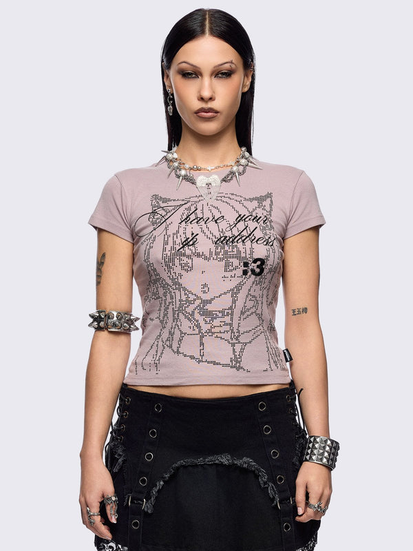 minga london Ip Address Baby Tee