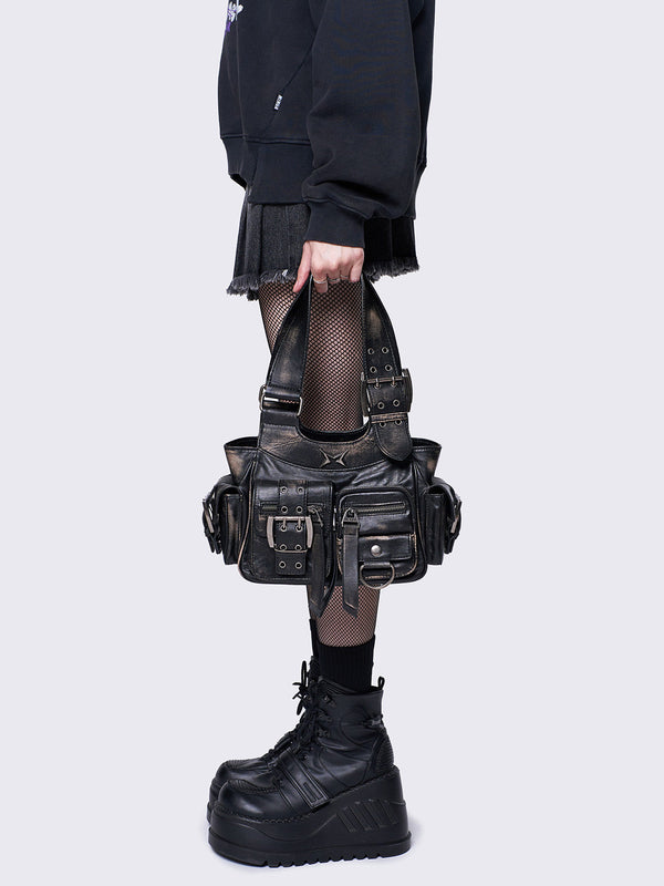 Minga London Jade Vegan Shoulder Bag