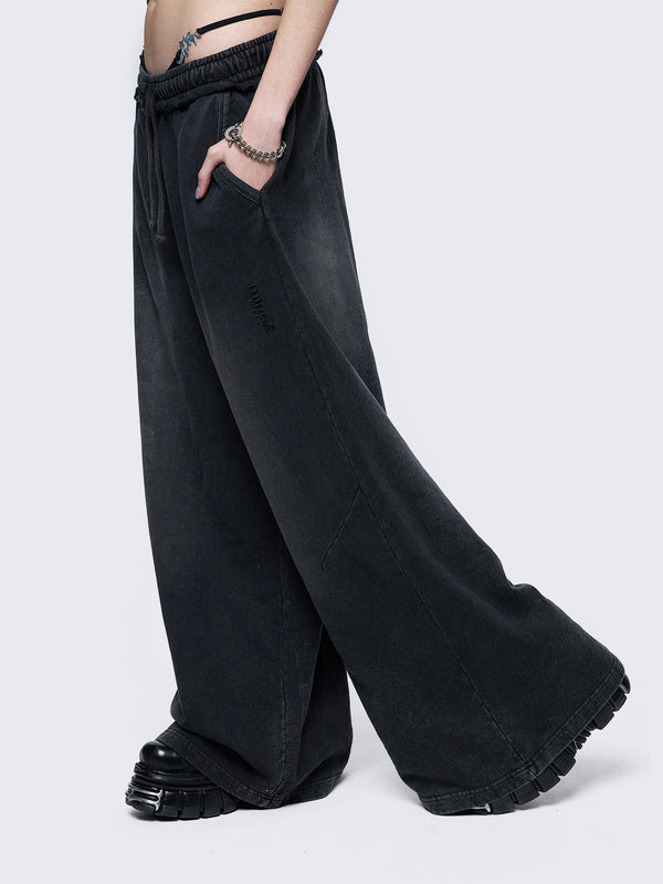 Minga London Liv Black Washed Sweatpants