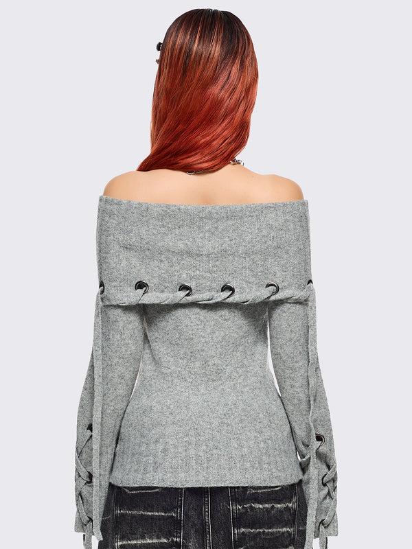 Minga London Lou Off-Shoulder Sweater