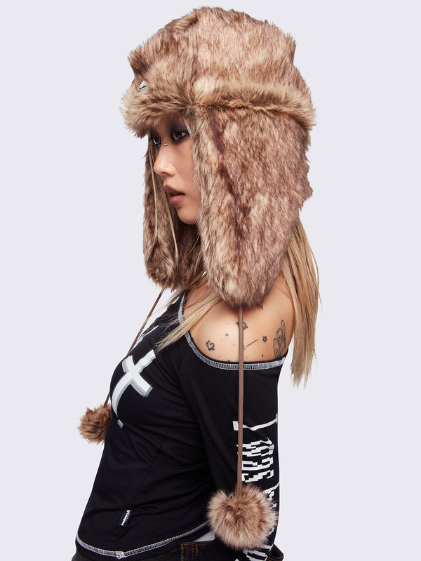 Minga London Masha Fluffy Trapper Hat