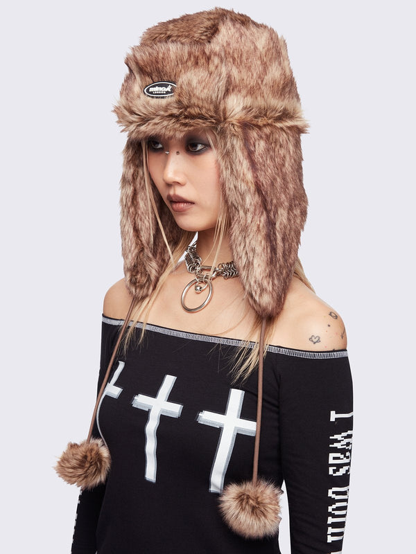 Minga London Masha Fluffy Trapper Hat