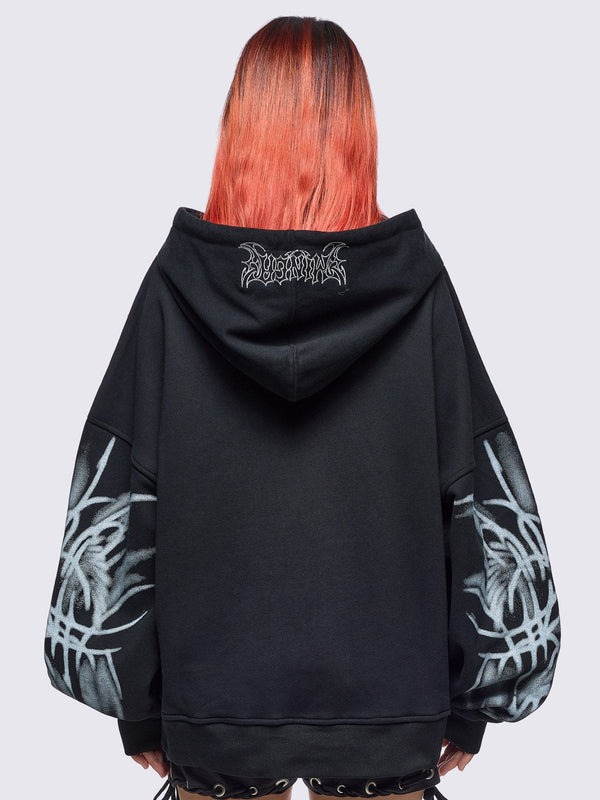 Minga London Minga X ColdF33t Zip Up Hoodie