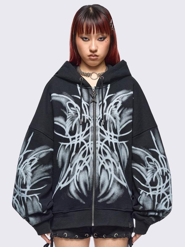 minga london Minga x ColdF33t Zip Up Hoodie