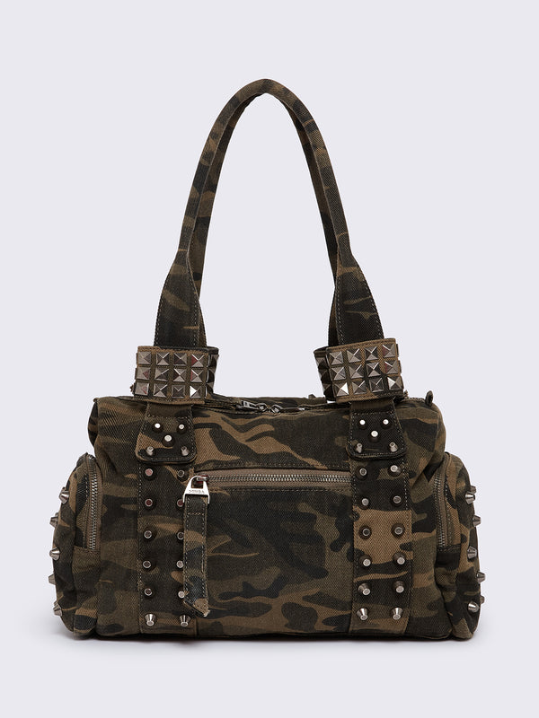 Minga London Myrrh Camo Shoulder Bag