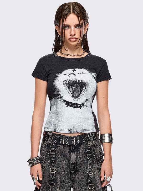 minga london Nine Lives in Hell Baby Tee