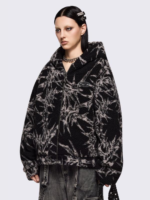 Minga London No Mercy Black Borg Jacket